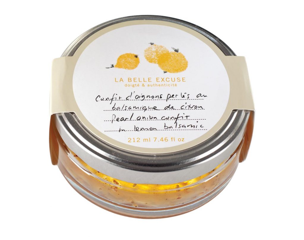 LA BELLE EXCUSE - Confit d’oignons perlés au balsamique de citron 212ML