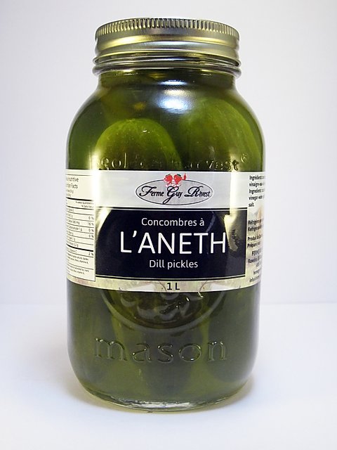 Comcombres à l'aneth 1L - Ferme Guy Rivest - Fromagerie Roy