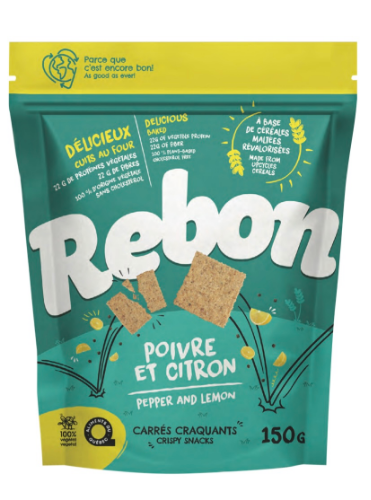REBON POIVRE ET CITRON - CARRES CROQUANTS
