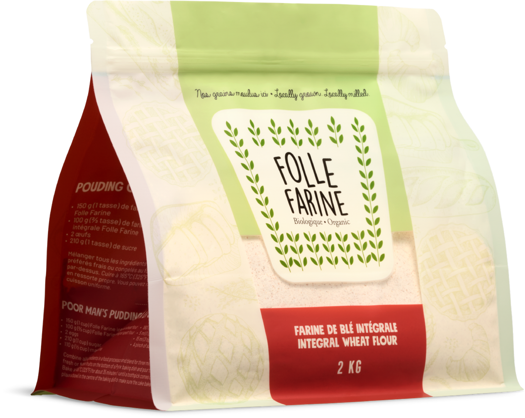 Farine de blé intégrale biologique 2kg