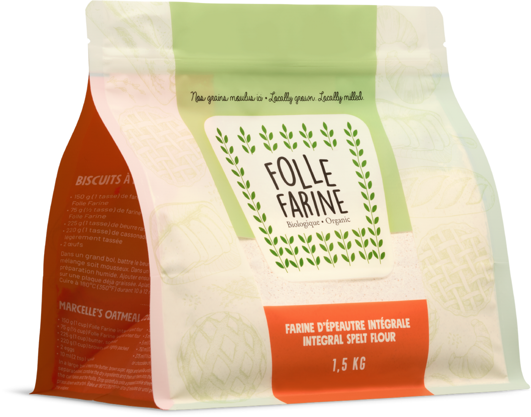 Farine d’épeautre intégrale biologique 1.5kg