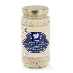 AIL ÉMINCÉ AVEC HERBES 250ML - FERME CHANT-O-VENT