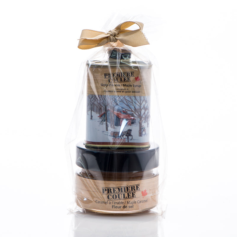 SIROP D’ÉRABLE ET CARAMEL À L’ÉRABLE FLEUR DE SEL