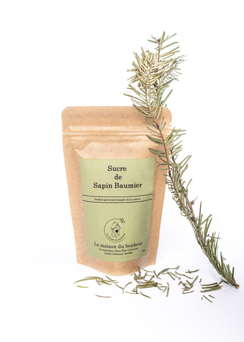 Sucre brut bio au sapin baumier 100g - Fromagerie Roy